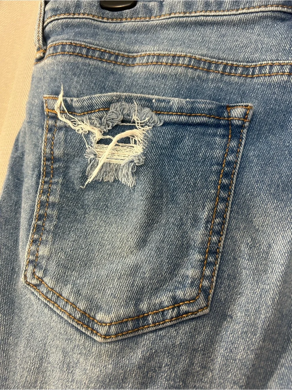 Sofia Jeans by Sofia Vergara Lila Distressed Denim Cutoff Shorts Blue Size 12